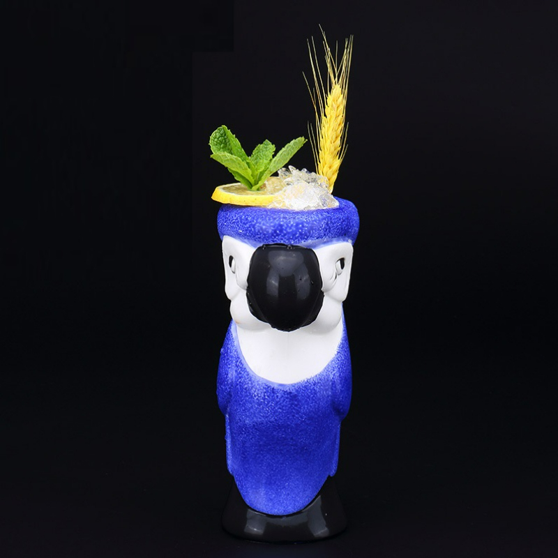 Wine With Beer Cocktail - Papagaio havaí tiki canecas cocktail copo