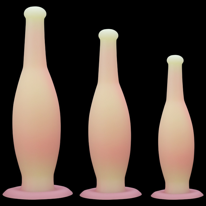 Wine Bottle Size - Plug Anal em 3 Tamanhos, Dilatador