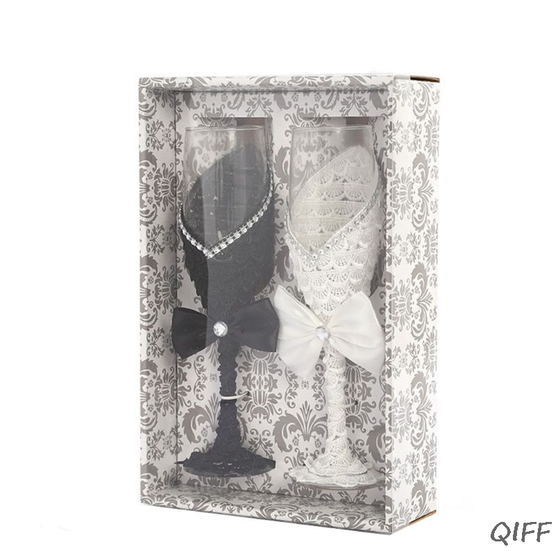 Champagne Flute Pair - Flautas artesanais de champanhe para casamento,