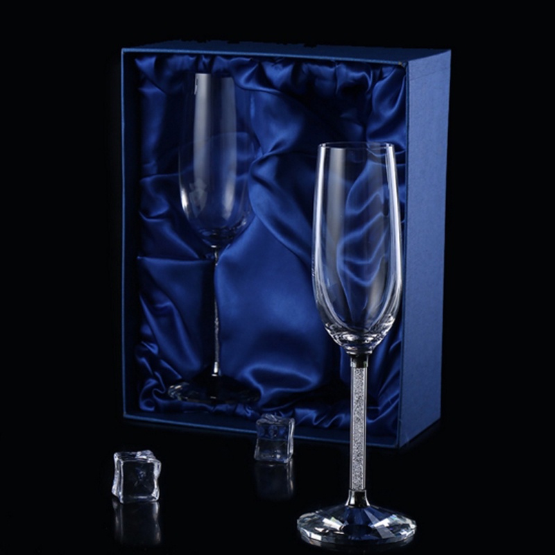 Champagne Flute Pair - Copo de vidro de vinho de
