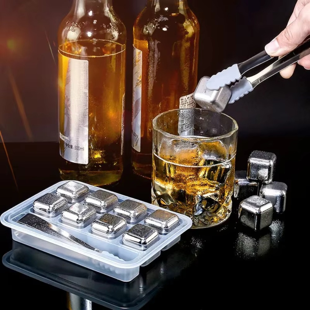 Whiskey Stone Set - Conjunto de 4/6/8 Cubos de Gelo