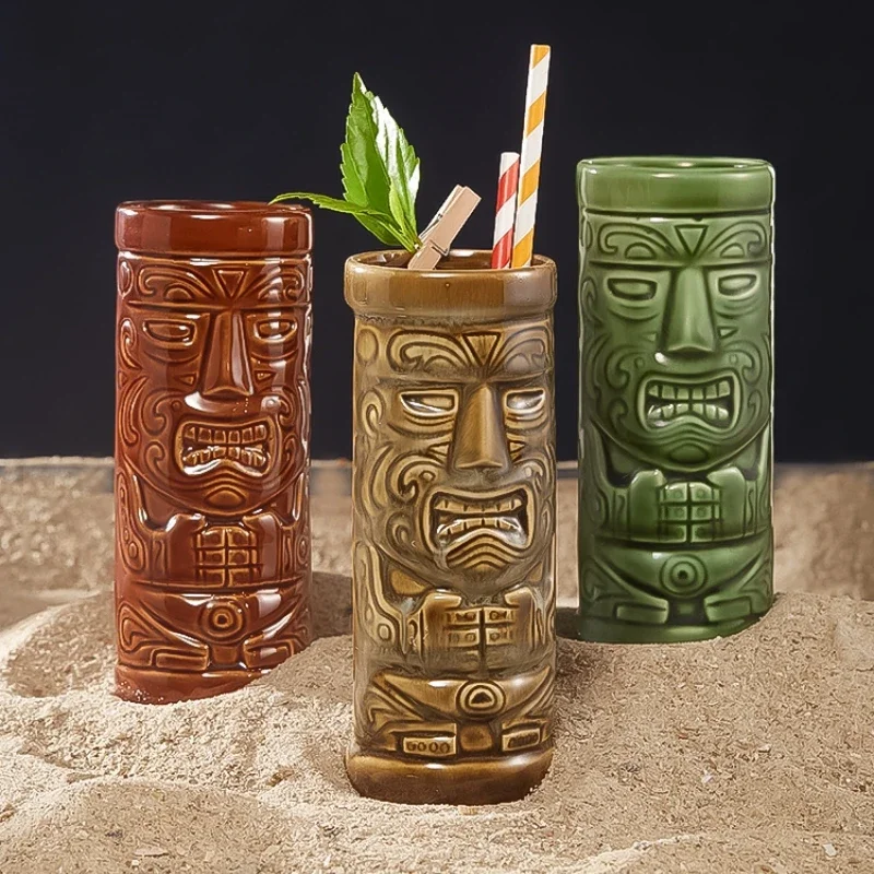 Caneca havaiana tiki, 60 tipos - Wine With Beer Cocktail avaliação e preço