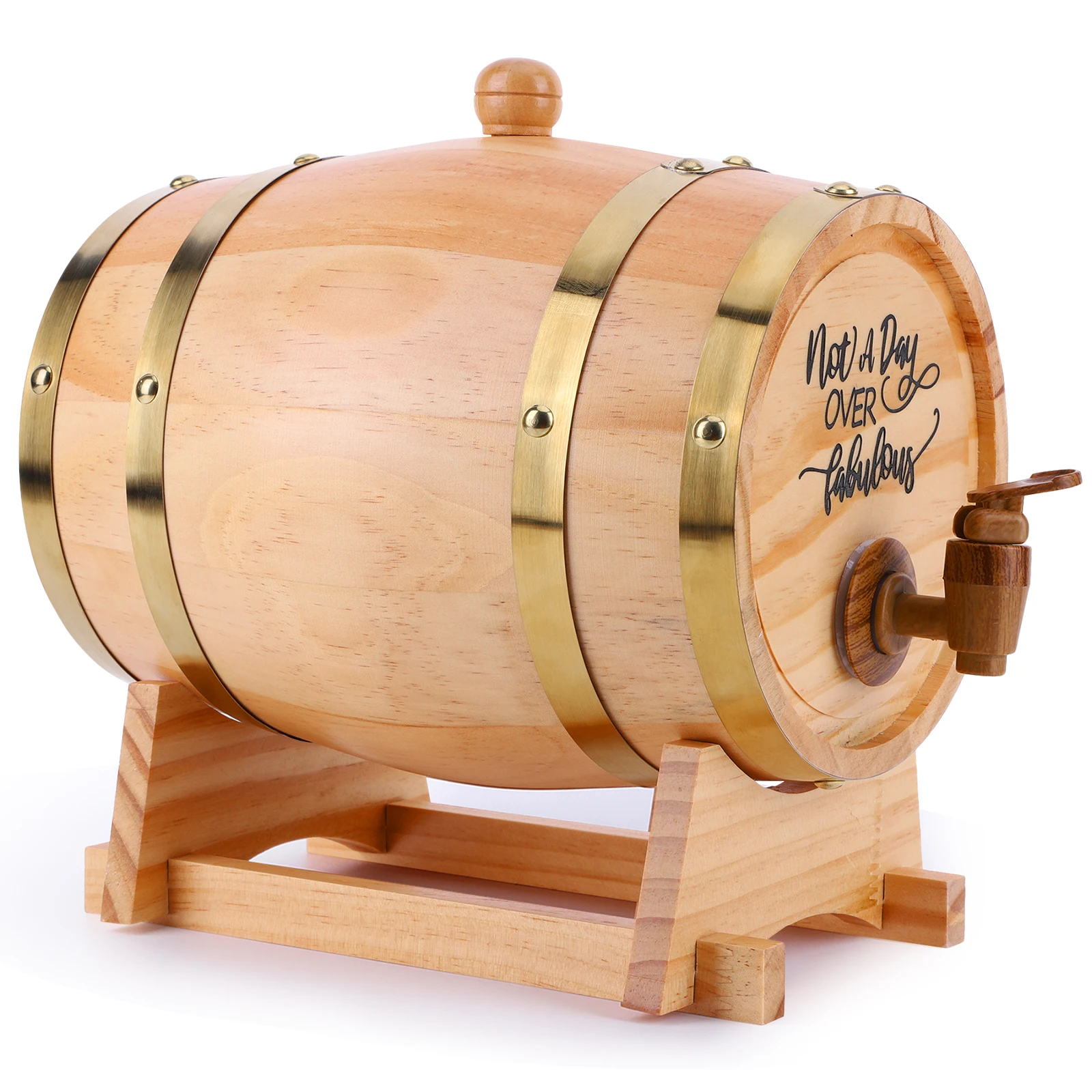 Barril de uísque de madeira 3l - Wine With Beer Cocktail avaliação e preço