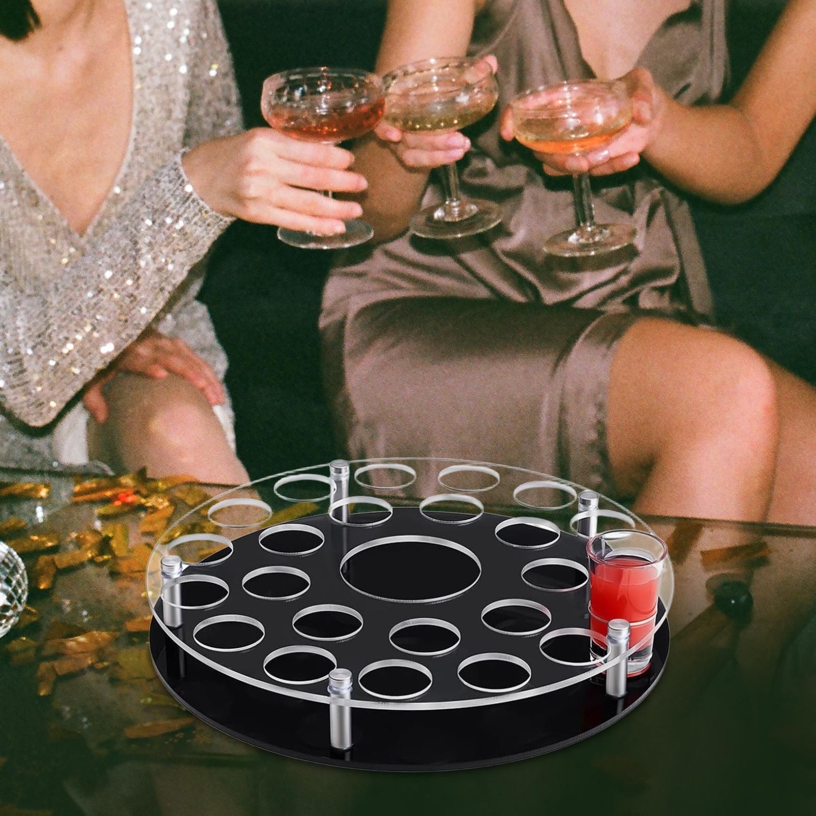 Bandeja de vidro de tiro titul - Wine Beer Tequila avaliação e preço