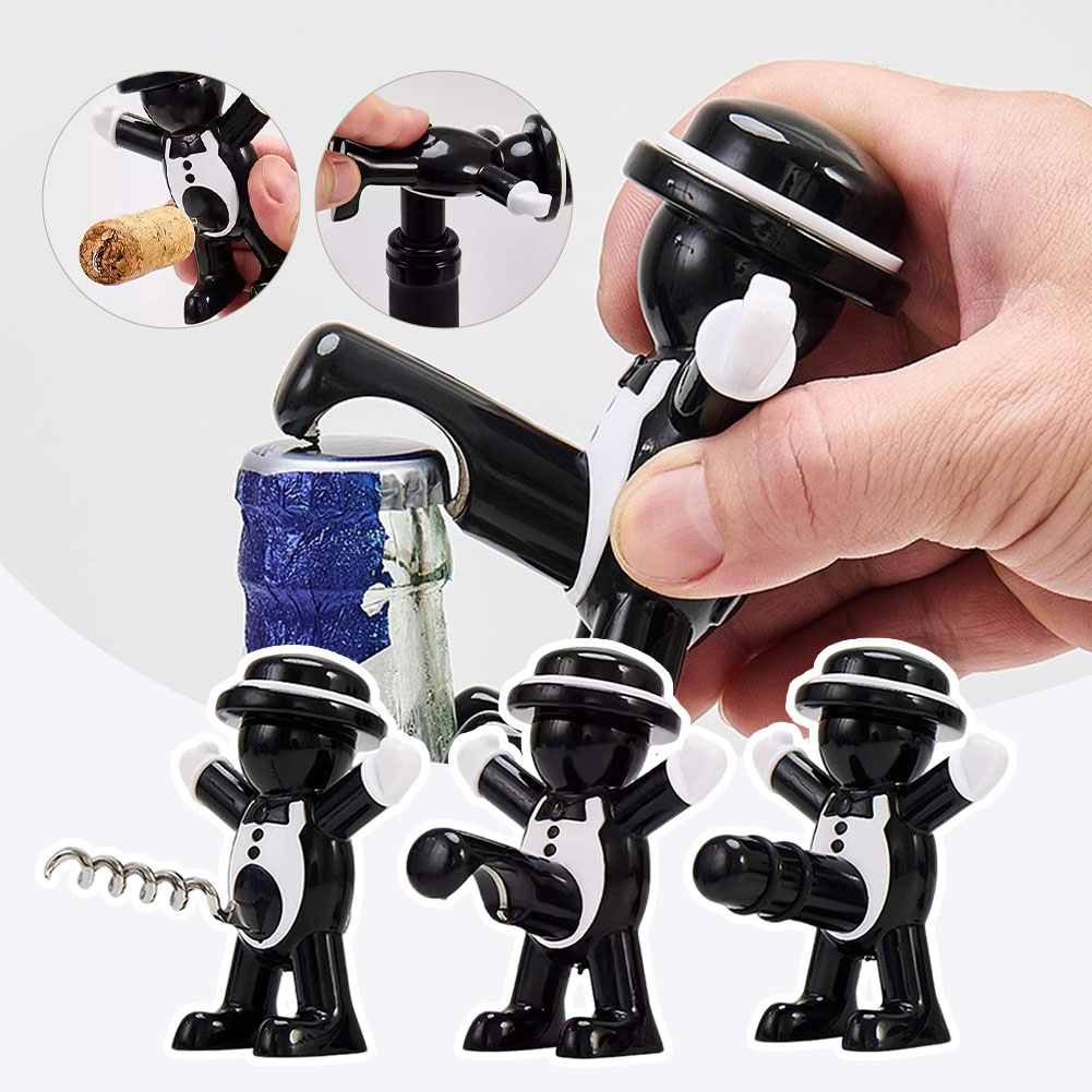 Abridor de garrafas preto lega - Wine Beer Bottle avaliação e preço