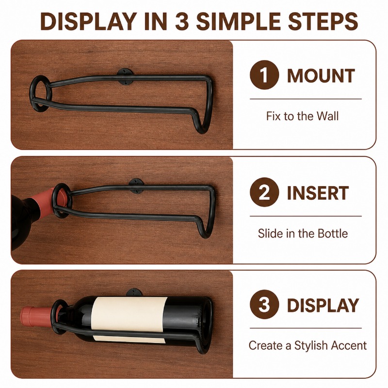 Suporte de Parede para Garrafa - Wine Beer Rack avaliação e preço
