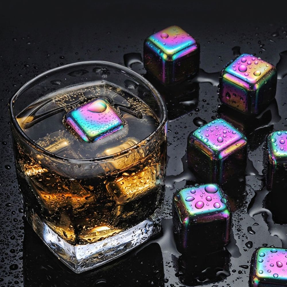 Cubos de Gelo Metálicos Reutil - Whiskey Stone Set avaliação e preço