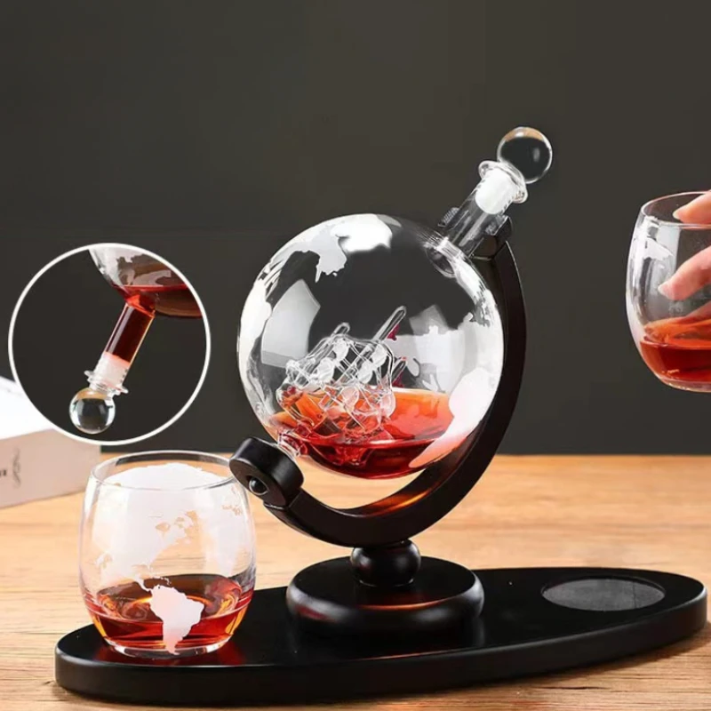 Decantador de uísque em forma  - Whiskey Stone Set avaliação e preço