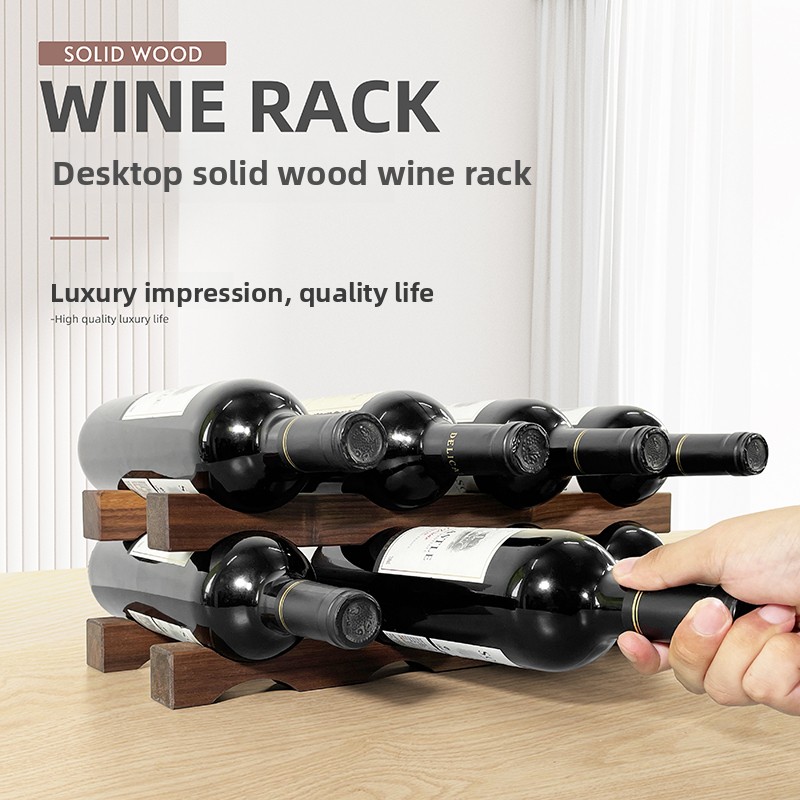 Suporte de Vinho em Madeira Só - Wine Beer Rack avaliação e preço