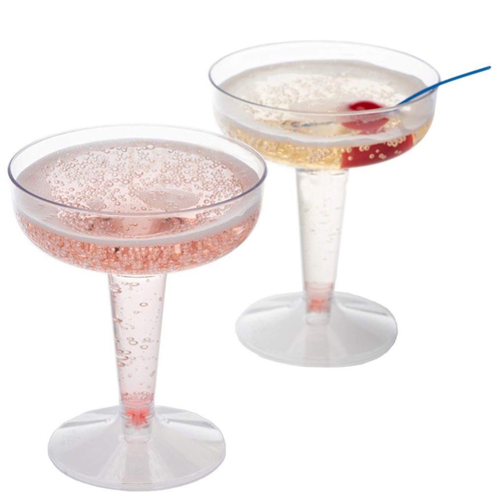 10 pçs plástico transparente c - Champagne Flute Pair avaliação e preço