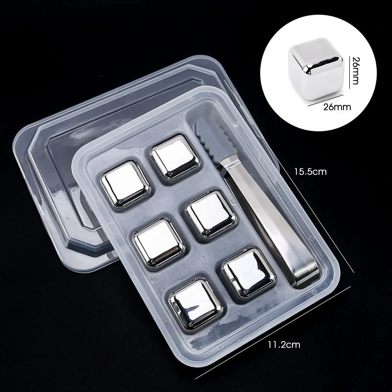 Conjunto de 4/6/8 Cubos de Gel - Whiskey Stone Set avaliação e preço