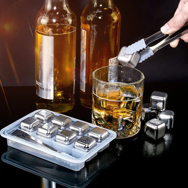 Conjunto de 4/6/8 Cubos de Gel - Whiskey Stone Set avaliação e preço
