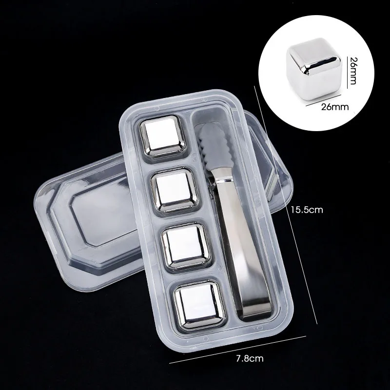Conjunto de 4/6/8 Cubos de Gel - Whiskey Stone Set avaliação e preço