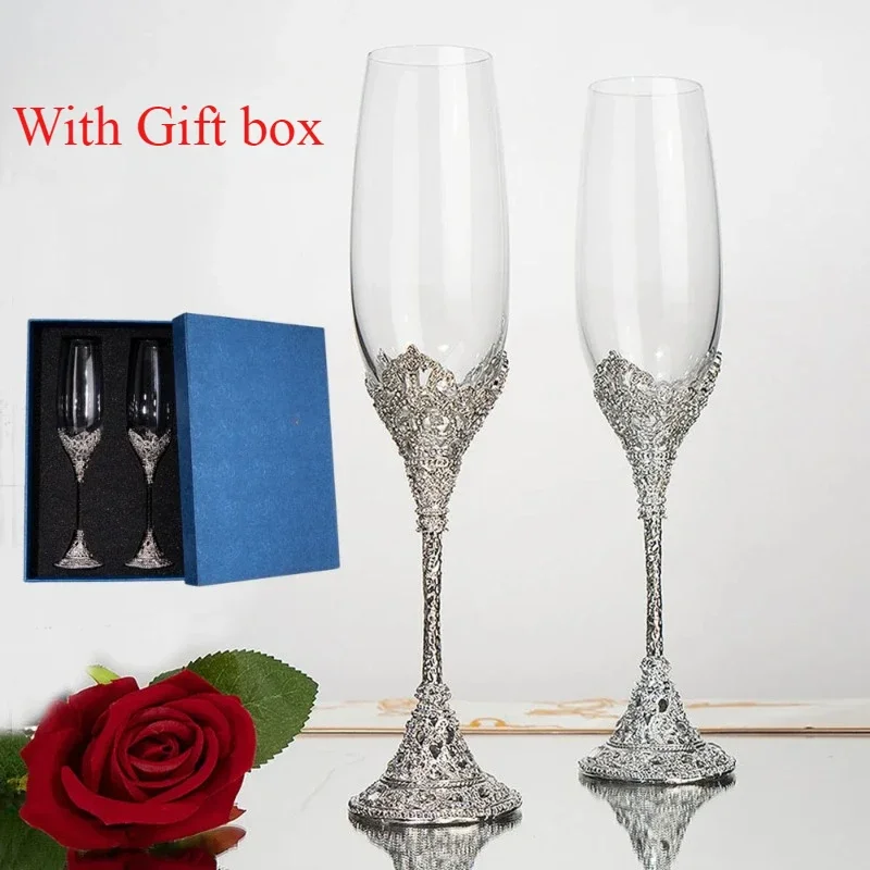 Nova flauta de alívio champanh - Champagne Flute Pair avaliação e preço