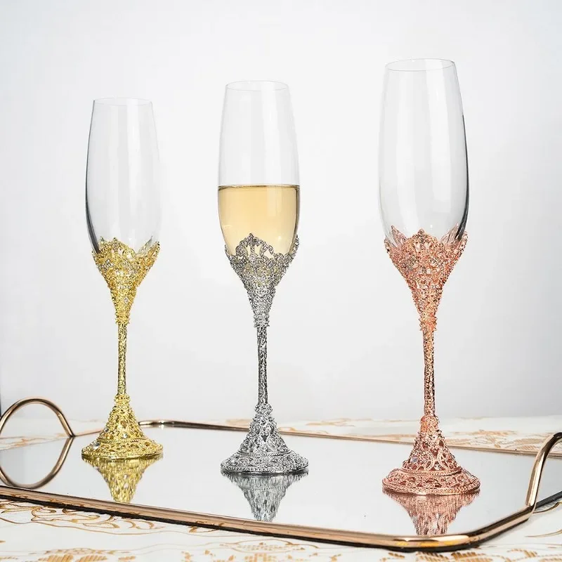 Nova flauta de alívio champanh - Champagne Flute Pair avaliação e preço