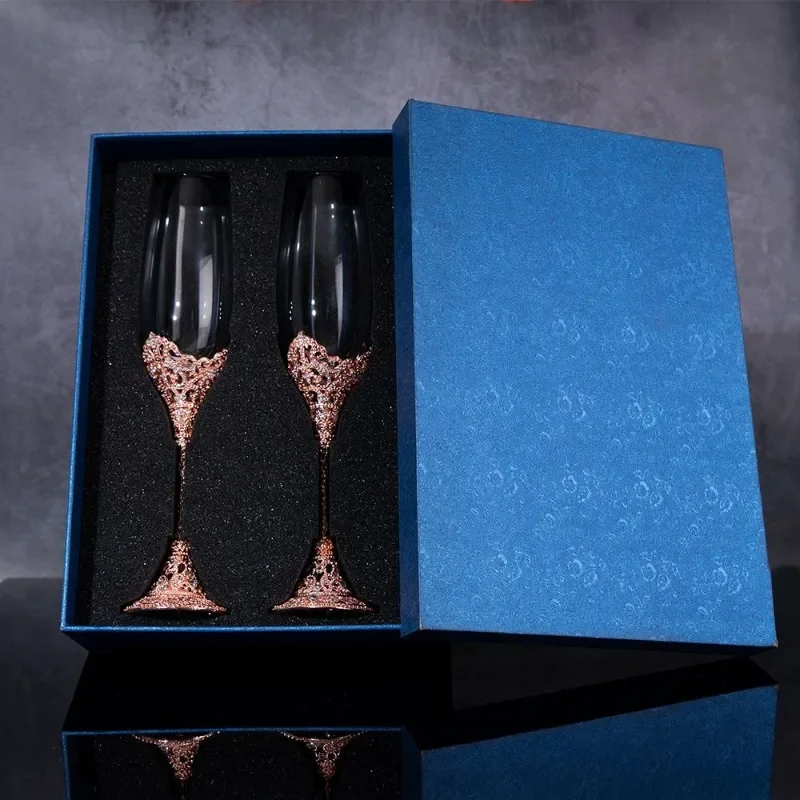 Nova flauta de alívio champanh - Champagne Flute Pair avaliação e preço