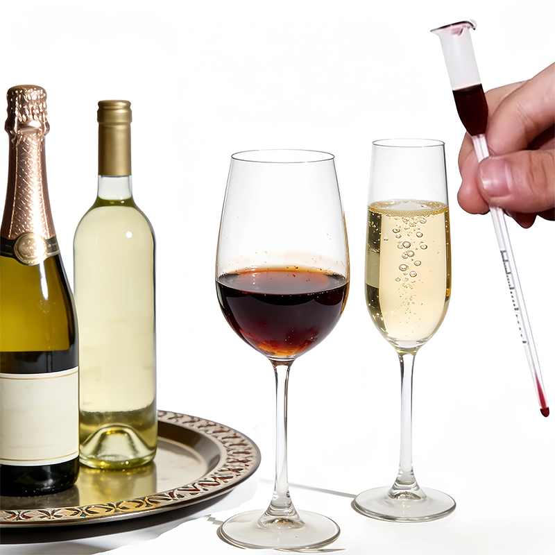 Conjunto com 1 Medidor de Teor - Wine With Beer Cocktail avaliação e preço