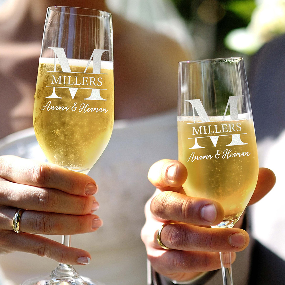 Conjunto personalizado de 2 fl - Champagne Flute Pair avaliação e preço