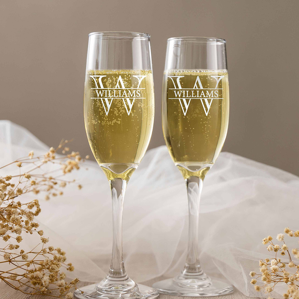 Conjunto personalizado de 2 fl - Champagne Flute Pair avaliação e preço