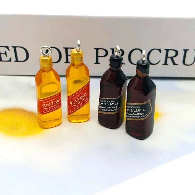 10 Peças de Mini Pingentes de  - Wine Beer Bottle avaliação e preço
