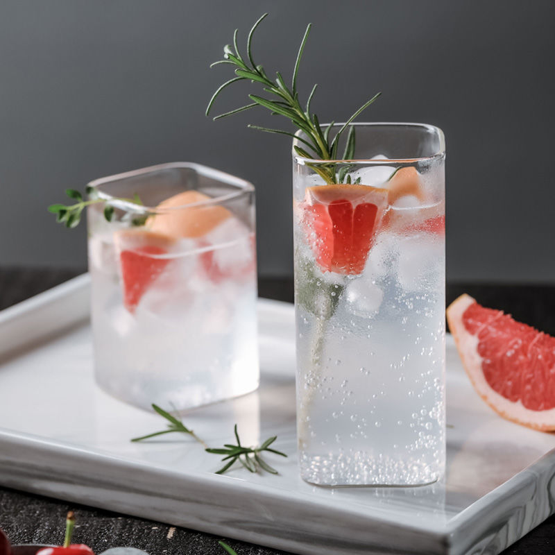 1 pçs criativo quadrado vidro  - Wine Bottle Size avaliação e preço