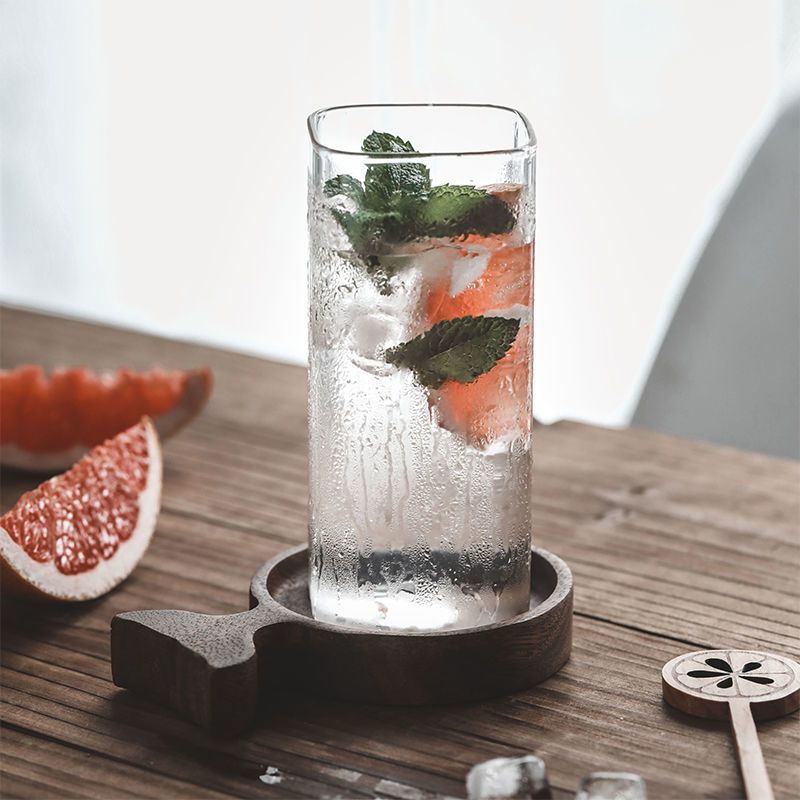 1 pçs criativo quadrado vidro  - Wine Bottle Size avaliação e preço