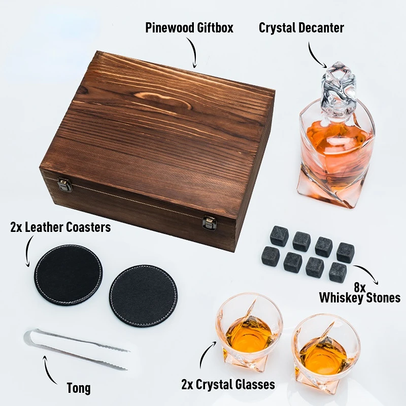 Conjunto de Presente de Decant - Whiskey Stone Set avaliação e preço