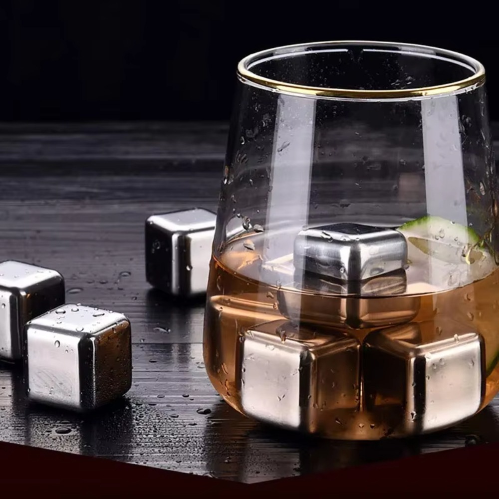 Conjunto de 4/6/8 Cubos de Gel - Whiskey Stone Set avaliação e preço
